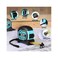 DURATECH Magnetic Tape Measure 25FT with Fractions 1/8, Retractable Measuring Tape, Easy to Read Both Side Measurement Tape, Magnetic Hook and Shock Absorbent Case for Construction, Carpenter.