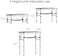 Anbte Folding Camping Table, Aluminum 60cm x 40cm Picnic Table with Storage Net 2ft Portable Tables Adjustable Waterproof Lightweight Foldable for Outdoor Indoor Garden Beach Backyard(3 heights.