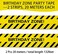 Kasyat 2 Rolls 132 Feet Construction Party Tape Themed Caution Tape for Birthday Party Supplies Construction Decorations(Classic Style.