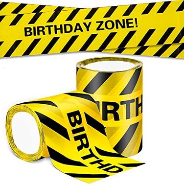Kasyat 2 Rolls 132 Feet Construction Party Tape Themed Caution Tape for Birthday Party Supplies Construction Decorations(Classic Style.
