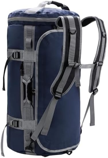 MIER Large Duffel Backpack Sports Gym Bag with Shoe Compartment, Heavy Duty and Water Resistant.