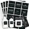 v2croft 144 PCS Minimalist Laundry Room Labels Set, Water Resistant Stickers,Water/Oil Resistant Stickers for Laundry Room, Linen Closet Home Bathroom and The Beauty Organization（Black.