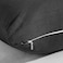 EVOLIVE Soft Brushed Premium Microfiber Body Pillow Cover 21"x54" Pillowcases with Zipper Closure Set of 2 (Body Pillow Cover 21"x54" Pack of 2, Black.