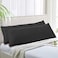 EVOLIVE Soft Brushed Premium Microfiber Body Pillow Cover 21"x54" Pillowcases with Zipper Closure Set of 2 (Body Pillow Cover 21"x54" Pack of 2, Black.