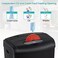 woolsche Paper Shredder, 12-Sheet Cross Cut with 5. 55-Gallon Basket, P-4 Security Level, 3-Mode Design Shred Card/CD/Staple/Clip, Heavy Duty with Jam Proof System, Paper Shredder for Office (ETL.