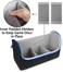 Trunab Game Disc Case Hold Up to 24 Discs, Portable Storage Bag Gaming Disk Organizers, Compatible with Xbox 360/Xbox One/Xbox Series X/S/PS4/PS4 Pro/PS3/PS5, Blue (Patent Design.