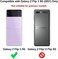 Cresee Case for Samsung Galaxy Z Flip 3 5G 2021, Slim Fit Matte PC Cover Phone Case for Galaxy Z Flip3 - Red.