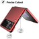 Cresee Case for Samsung Galaxy Z Flip 3 5G 2021, Slim Fit Matte PC Cover Phone Case for Galaxy Z Flip3 - Red.