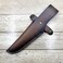 COHOMELARS Straight Knife Sheath Fits up to 6. 5'' Blade,Hunting Fixed Blade Leather Knife Holster Brown.