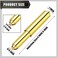 Shappy 2 Pieces Toilet Paper Holder Roller Replacement Plastic Spring Loaded (Gold.