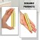 Shappy 2 Pieces Toilet Paper Holder Roller Replacement Plastic Spring Loaded (Gold.