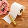 Shappy 2 Pieces Toilet Paper Holder Roller Replacement Plastic Spring Loaded (Gold.