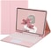 HENGHUI Touch Keyboard Case for Galaxy Tab S6 Lite 10. 4 inch 2024/2022/2020 Keyboard Case with Touchpad Detachable Keyboard Cute Round Key Color Keyboard Cover (Pink.