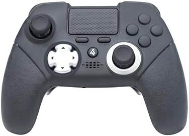 Eagolloar PS4 Scuffed Controller,Modded Dual Vibration PS4 Elite Game Controller with Back Paddles for PS4/PS3.