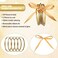 Kigeli 20 Pcs Glitter Jelly Bangles Bracelets Set for Buddha, Glitter Filled Jelly Gold Buddha Bracelets for Summer Women Birthday, Mother's Day, Bridal Wedding Party.