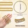 Kigeli 20 Pcs Glitter Jelly Bangles Bracelets Set for Buddha, Glitter Filled Jelly Gold Buddha Bracelets for Summer Women Birthday, Mother's Day, Bridal Wedding Party.