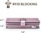 SENDEFN Wallets for Women Genuine Leather Credit Card Holder with RFID Blocking Large Capacity Wristlet.