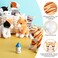 Sumind 8 Pieces Plush Pets 5 Inch Stuffed Animals Bulk Assorted Cute Stuffed Pet Animal Plush Toys Small Plush Animals for Halloween Kid Classroom School Pet Party Favors Supplies Decoration (Cat.