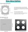 QIANRENON Dual USB 3. 0 D Panel Mount Solderless Connector, USB 3. 0 Female to Female Coupler Socket Panel Mount Pass Through Adapter. Fixed Panel Front and Rear Straight USB Extender.