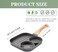 justup Frying grill pan, nonstick 3-in-1 grill pans divided egg pan skillet heat resistant handle 3 section mini pancake pan for breakfast, egg,bacon and burgers (3 section.