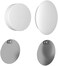Teccle Wall Mount for Nest Temperature Thermostat Sensor 2 Pack No Hole Needed - Stainless Steel Bracket Plate for Google Nest Temperature Sensor - Mount to Any Smooth and Dry Surface.