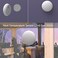 Teccle Wall Mount for Nest Temperature Thermostat Sensor 2 Pack No Hole Needed - Stainless Steel Bracket Plate for Google Nest Temperature Sensor - Mount to Any Smooth and Dry Surface.