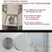 Teccle Wall Mount for Nest Temperature Thermostat Sensor 2 Pack No Hole Needed - Stainless Steel Bracket Plate for Google Nest Temperature Sensor - Mount to Any Smooth and Dry Surface.