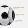 SPDTECH Soccer Ball Size 2,3,4,5 with Pump Needle Classic White Black Thicker PU Tight Weaved Suitable for Youth Boy League Game Trainning Practice or Gift.