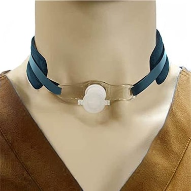 welsoon 2 Pack Adjustable Tracheostomy Tube Holder Soft Reusable Trach Ties.