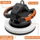 THINKWORK Buffer Polisher,10 Inch Car Polisher Sets with 4 Buffing and Polishing Bonnets,6 Variable Speed 1500-3600 RPM,Double Handle, Ideal for Car Waxing.
