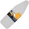 SAVUK Ironing Board Covers and Pad with Wide Long Size, Adjustable Elastic Edge Fit, Heat Reflective, Fits Board 140 x 45, 130 x 50 or 140 x 50 Cover Measure 55x150 cm/21"x59" Grey 2XL.