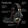 Epos H6 Pro Open Acoustic Gaming Headset With Mic Lightweight Headband ComfortableDurable Design Xbox Ps4 Ps5 Accessories Wireless Green, One-size.