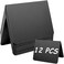 Thyores 12 Pack 4"x3"Mini Chalkboard Signs for Chalk Sign, Easy to Write and Wipe Out - ​Food Labels - Buffet - Tables - Small Chalkboard Sign.