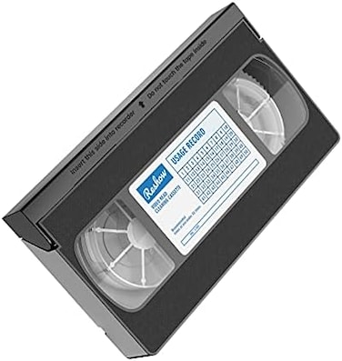 منظف ​​رؤوس الفيديو VHS من Reshow لأجهزة تشغيل VHS/VCR بتقنية جافة، لا يتطلب سائلاً، قابل لإعادة الاستخدام 30 مرة.