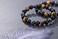 Jovivi Hematite Black Obsidian Tiger Eye Stone Bracelets for Men Women 10mm Natural Round Gemstone Beads Beaded Healing Crystal Bracelet for Protection, Good Luck.