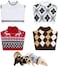 Saintrygo 4 Pieces Clothes Costume for Guinea Pig Ferret Sweater Bunny Hamster Clothing Guinea Pig Outfits Small Animal Warm Vest Winter Pet Sweatshirt Rabbit Apparel Accessory Cosy T-Shirt.