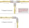 PAUTIX 8mm Connectors for 2-Pin COB LED Strip Lights,4pcs Transparent Gapless Connectors,4pcs Dual End,1pc Single to DC Female Plug 7. 9in Extension Wire,2pcs L-shaped Connectors,1pc T-shaped Connecto