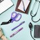 MEUUT 3 Pack PenlightMedical Scissors One 8 Inches Patented Trauma Shears Two LED Pen light with Four Batteries Bandage Scissor for Nurse, First Aid, EMT, Doctor.