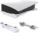 NexiGo PS5 Accessories Horizontal Stand, [Minimalist Design], PS5 Base Stand, Compatible with Playstation 5 DiscDigital Editions, White.