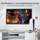 NexiGo PS5 Accessories Horizontal Stand, [Minimalist Design], PS5 Base Stand, Compatible with Playstation 5 DiscDigital Editions, White.