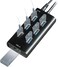 Rebuff Reality 7 -Port USB Hub for Vive Tracker USB dongles, USB 3. 0 High-Speed Data Transmission, for Desktop/Laptop Computers.