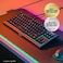 SteelSeries Apex 3 TKL RGB Gaming Keyboard Tenkeyless Compact Form Factor 8 Zone RGB Illumination IP32 WaterDust Resistant Whisper Quiet Gaming Switch Gaming Grade Anti Ghosting, Black, 12167.