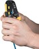 Klein Tools 80024 Ratcheting Data Cable and RJ45 Crimp Tool with CAT6 Plug 50-Pack, Pass Thru Installation Tool Kit.