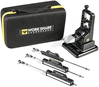 نظام شحذ السكاكين Work Sharp Precision Adjust Elite القابل للتعديل - مناسب للصيد، وسكاكين المطبخ المسننة.