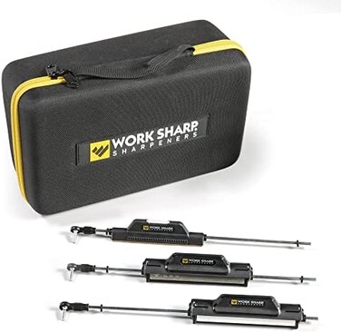 WORK SHARP Upgrade Kit for Precision Adjust Knife Sharpener, Set of 7 Abrasives and Carry Case.