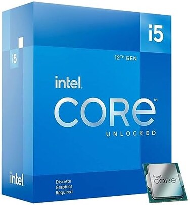 Intel Core i5-12600KF Desktop Processor 10 (6P4ECores up to 4. 9 GHz Unlocked LGA1700 600 Series Chipset 125W.