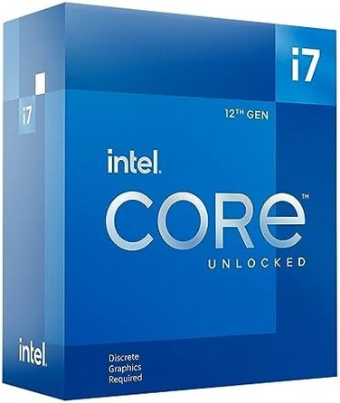 Intel Core i712700KF processor 25 MB Smart Cache Box.