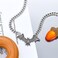 KURTCB Bat Necklace Gothic Punk Cool Heavy Chain Choker Animal Wing Pendant Necklace for Women Girls Halloween Jewelry.