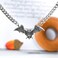 KURTCB Bat Necklace Gothic Punk Cool Heavy Chain Choker Animal Wing Pendant Necklace for Women Girls Halloween Jewelry.