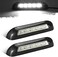 Partsam 2Pcs 8&rdquo; RV Porch Lights 12V IP67 Waterproof Utility Strip Lights Bar Surface Mount for Motorhome Caravan Camper Boat Marine Black Housing.
